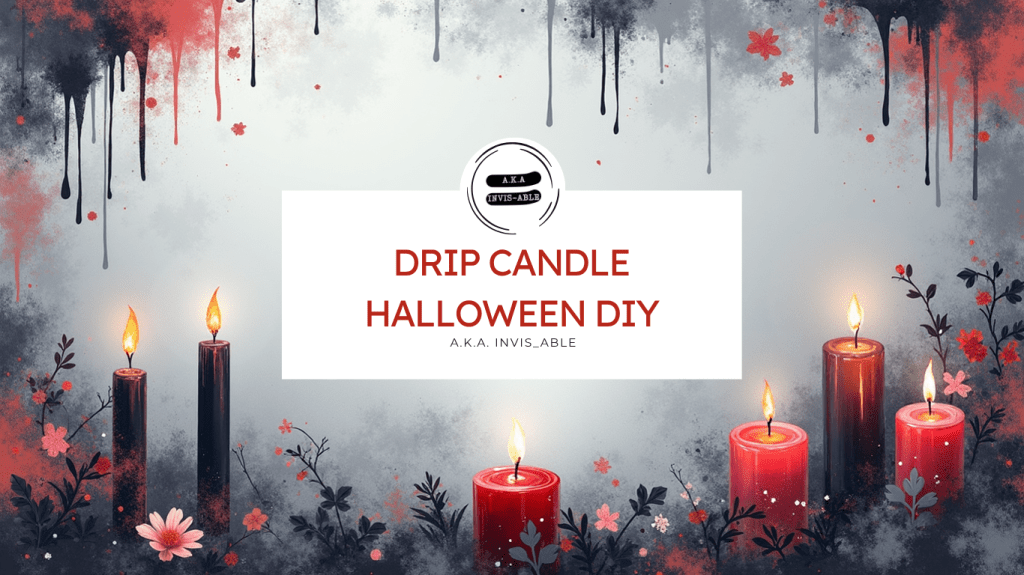 From Forgotten to Frightful: DIY Crayon-Drip Halloween&nbsp;Candles